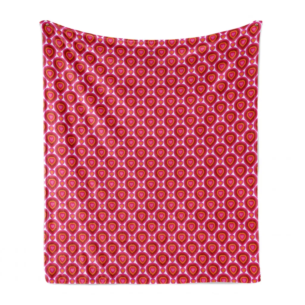 Coperta San Valentino ABAKUHAUS 125x175 cm | Plaid Morbido in Flanella