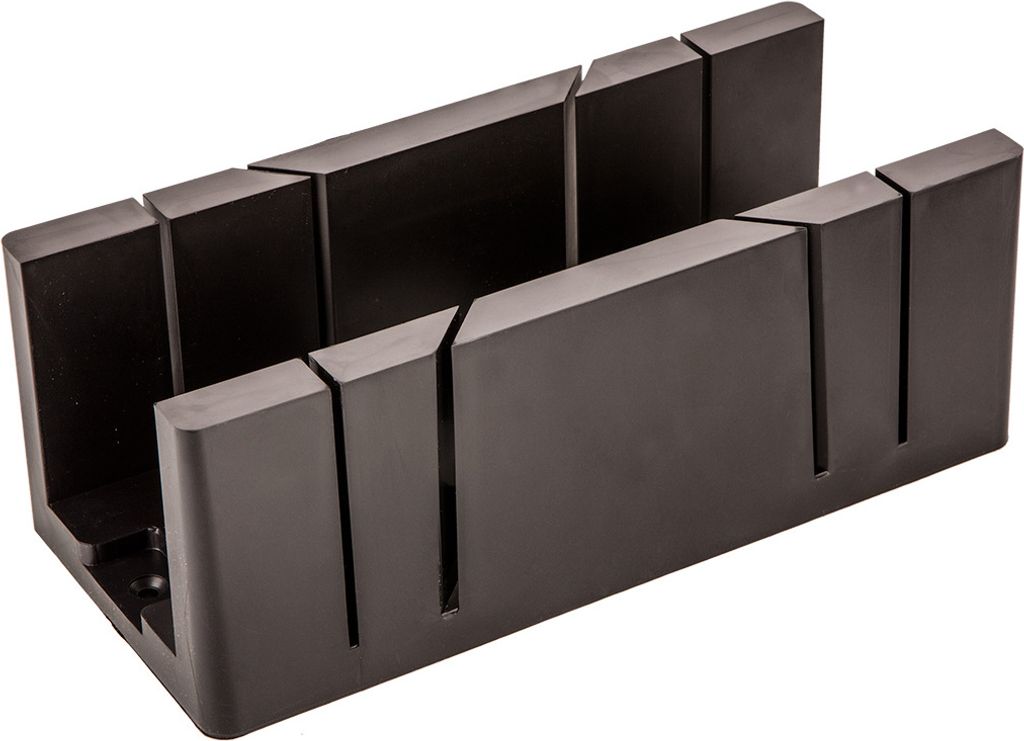 TOPEX Schneidlade, Gehrungslade, Kunststoff, 295 x 80 x 70 mm, Schnittwinkel: 22,5°, 45° (vertikal und horizontal), 90°