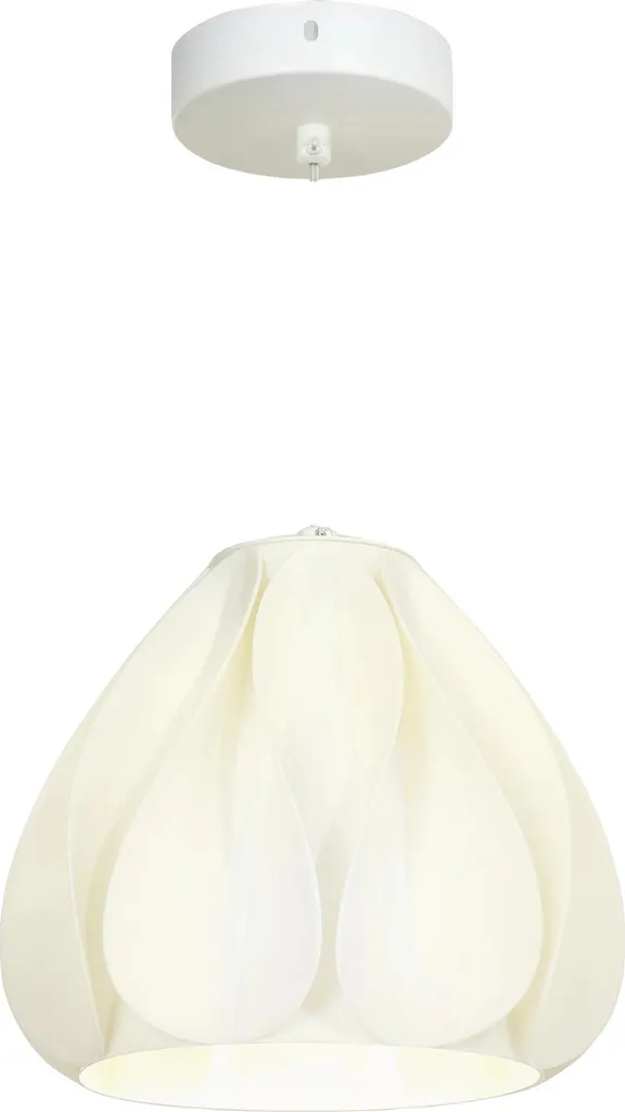 Suspension LED 3000K avec douille E27 au design industriel et sobre