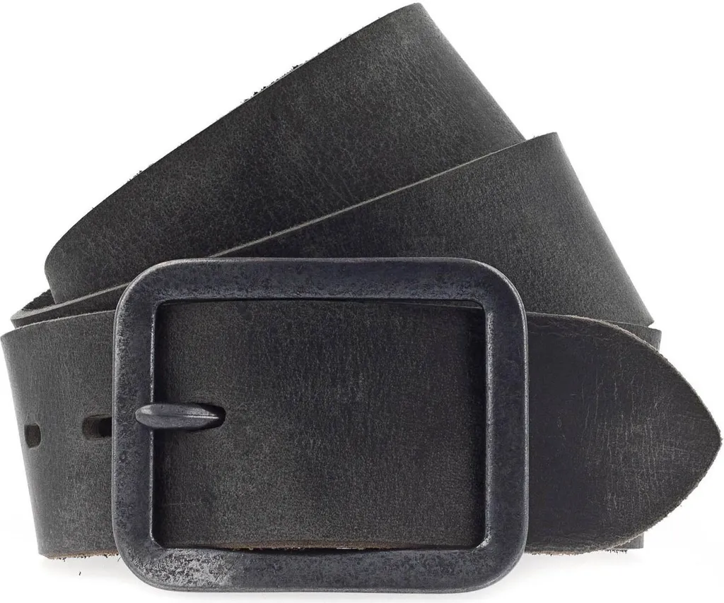 Vanzetti Pelle cintura Leather Belt W115 Black nero