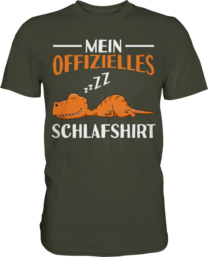 Offizielles Schlafshirt Nachthemd Schlafanzug Pyjama Dino Produktbild 