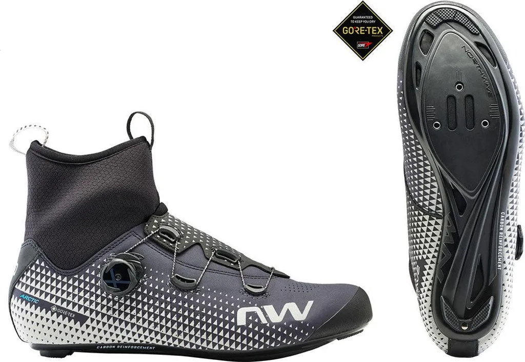 Cyclisme Route Hiver : Chaussures Northwave Celsius R Artic GTX Noire