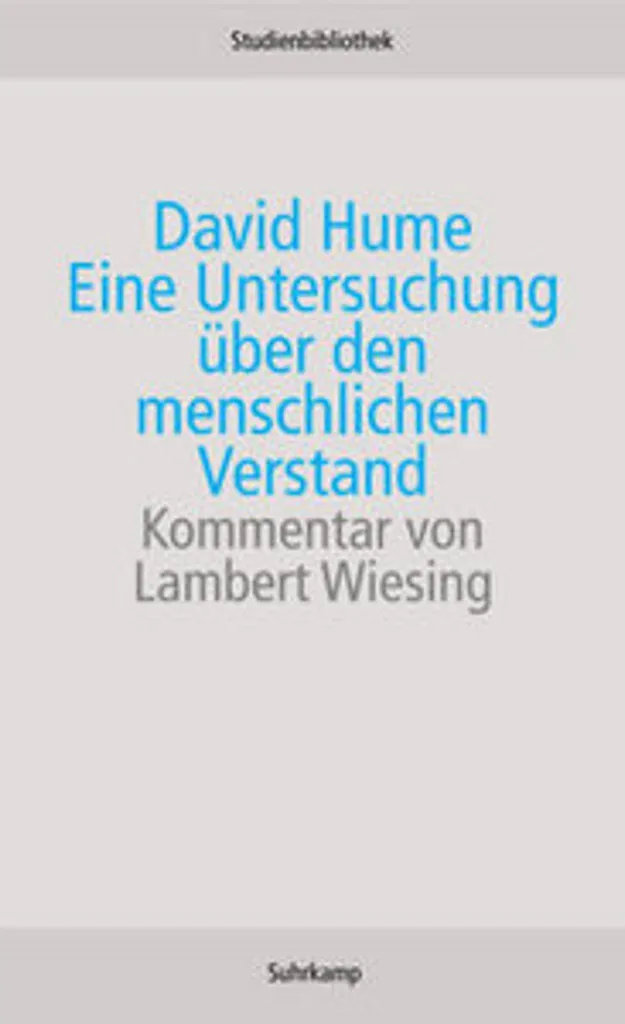 Enquête sur l'entendement humain David Hume - Livre de Philosophie Broché