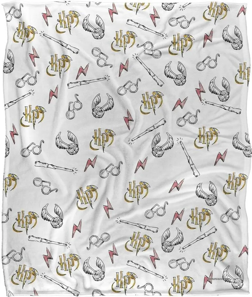 Couverture Harry Potter Douillette et Colorée - Plaid Imprimé pour la Maison