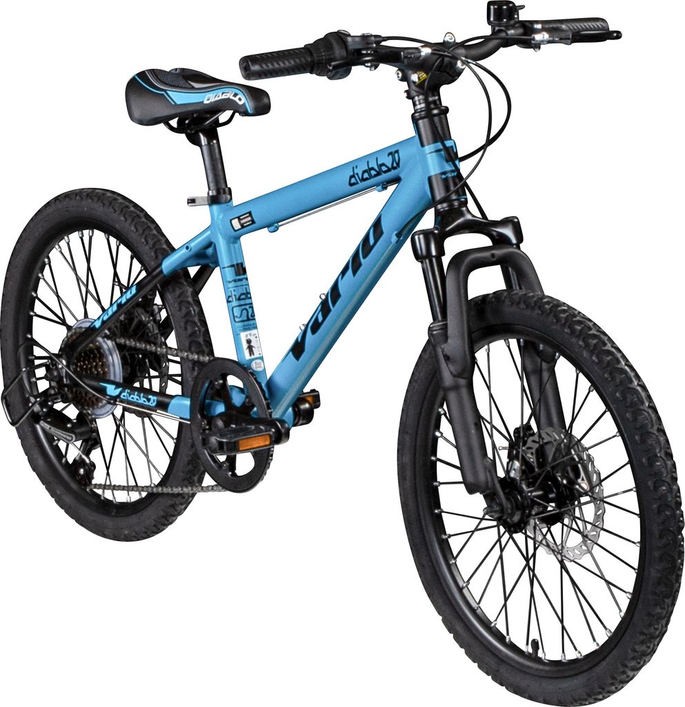Vario XC DIABLO 20 DISK Kinderfahrrad MTB 20 Zoll ab 6 Jahre Fahrrad Mädchen oder Jungen Kindermountainbike