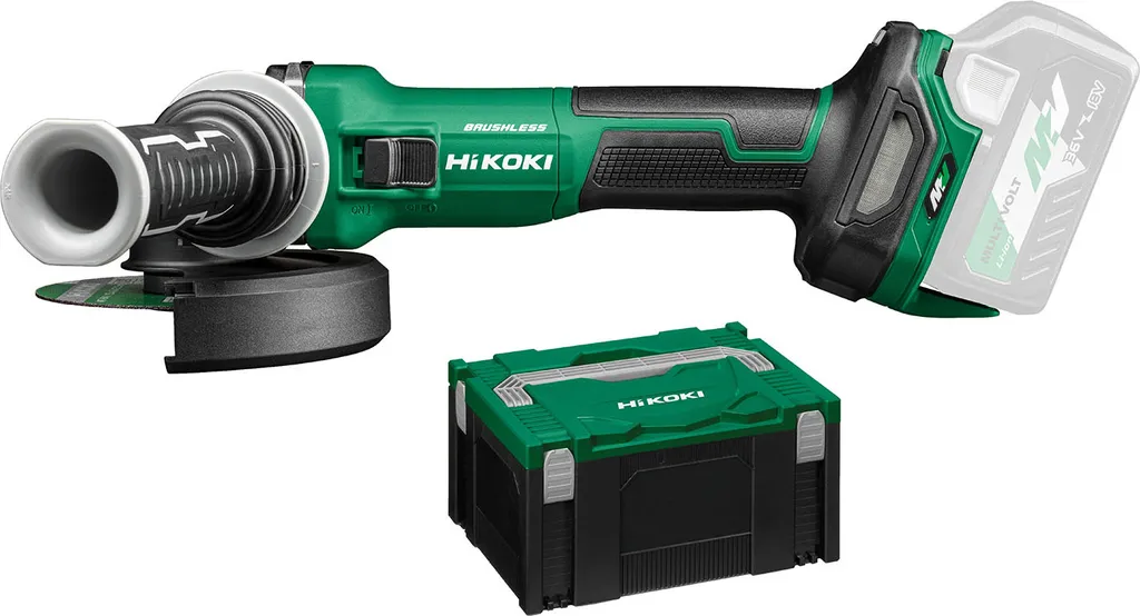 Meuleuse d'angle sans fil 125mm HiKOKI G3613DVE avec interrupteur