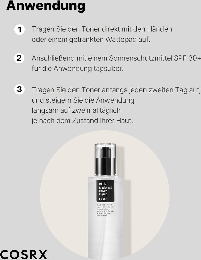 COSRX BHA Blackhead Power Liquid  100ml - Płyn Przeciw Zdjęcie produktu 17
