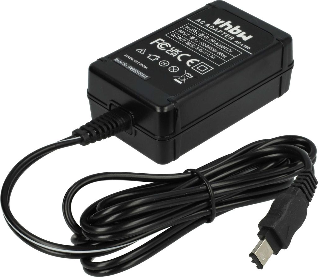 vhbw Netzteil kompatibel mit Sony Handycam DCR-DVD301, Produktbild 