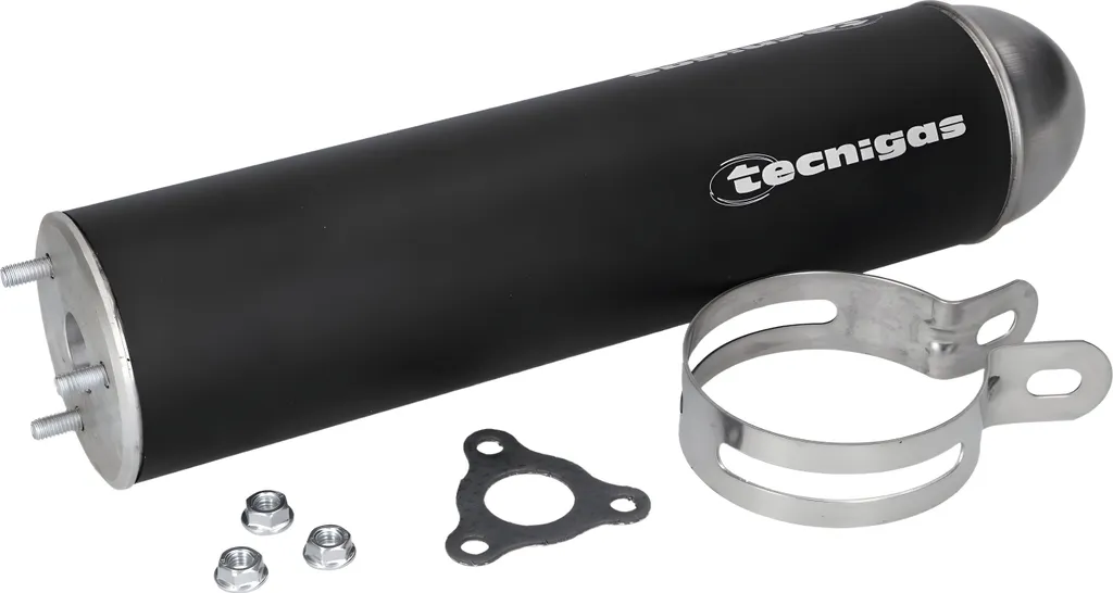 Silencieux Tecnigas E-NOX noir pour rénovation échappement moto 50cc