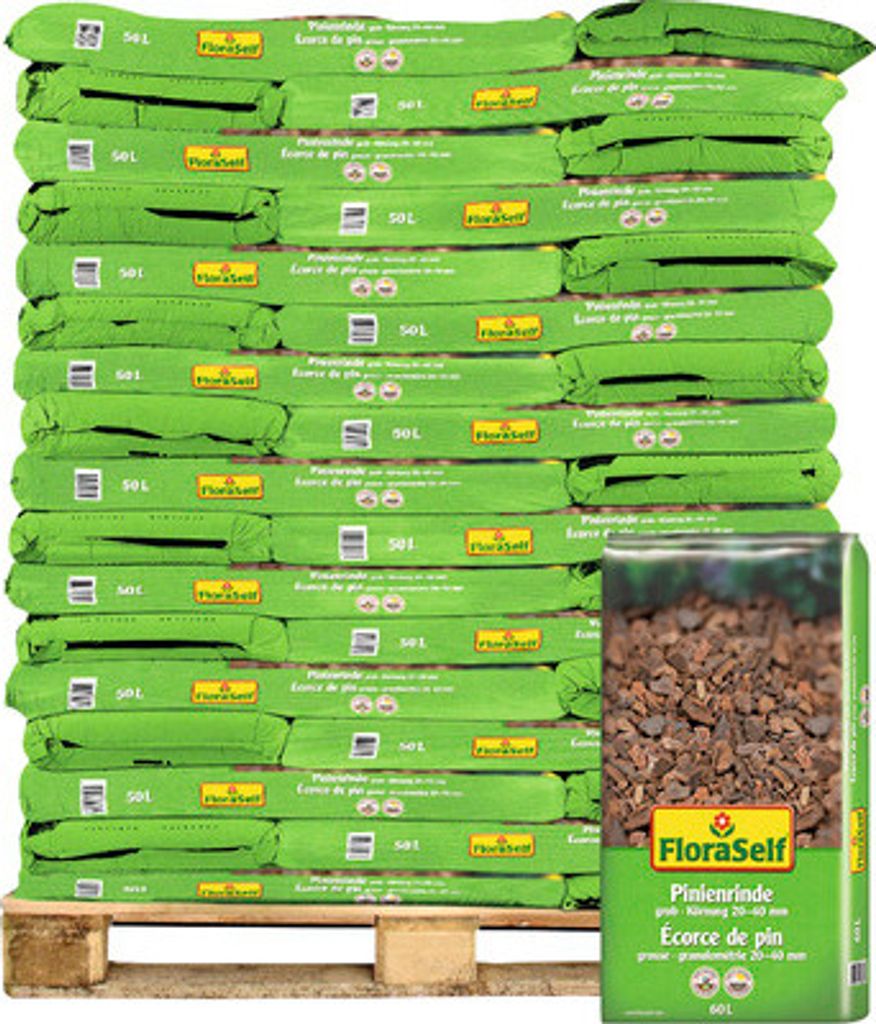 Pinienrinde Flora Self® 2040 mm 50 L Kaufland.de