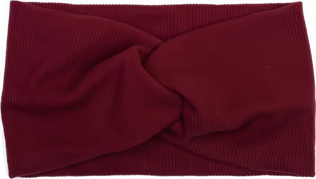 styleBREAKER Damen Haarband mit Twist Knoten in Feinripp Optik | Weiches Stirnband für Sport und Alltag | One Size elastisch