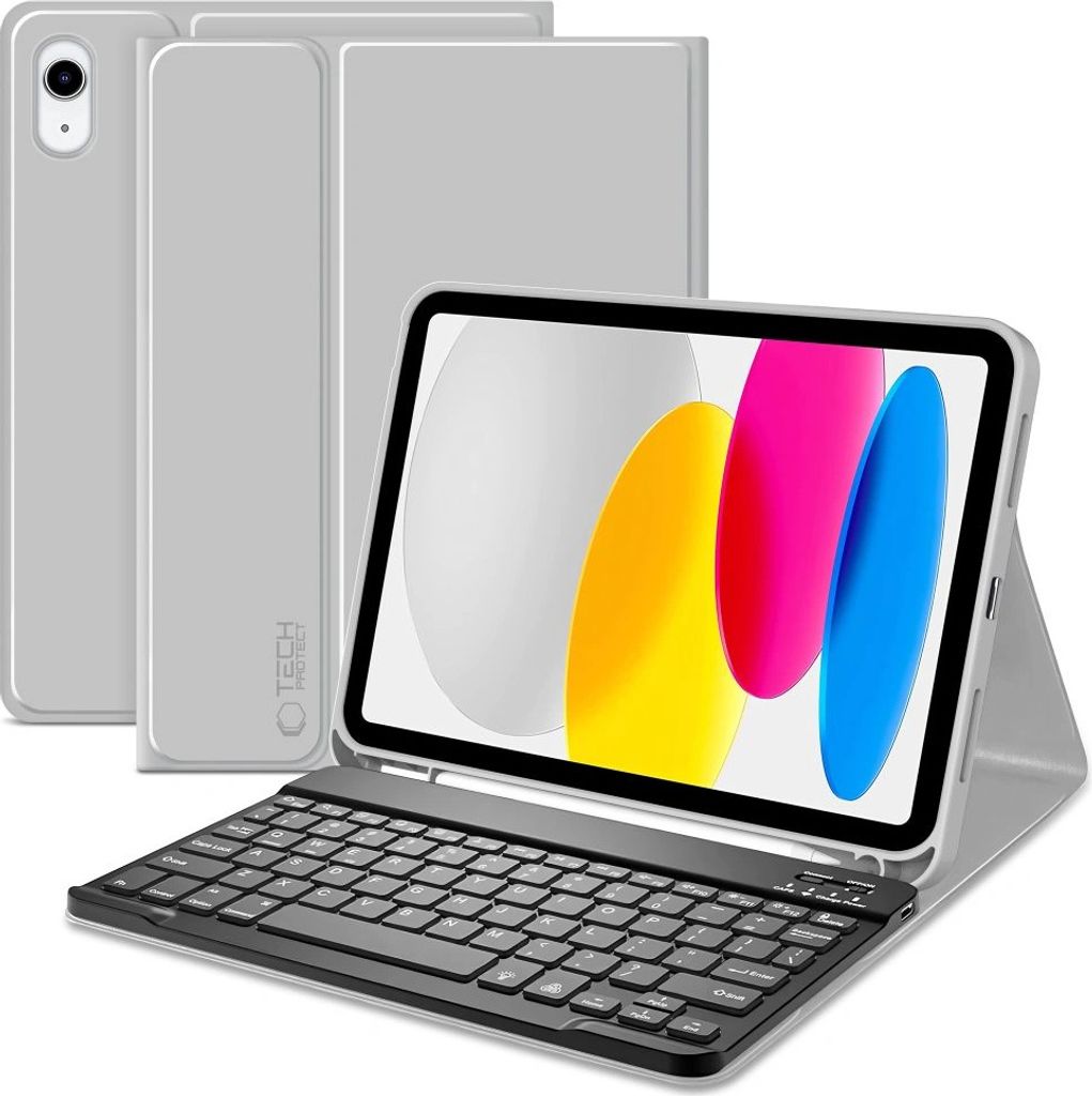 Tech-Protect Sc Stift + Tastatur Ipad 10.9 10 / 2022 / 11 11 / 2025 Grau