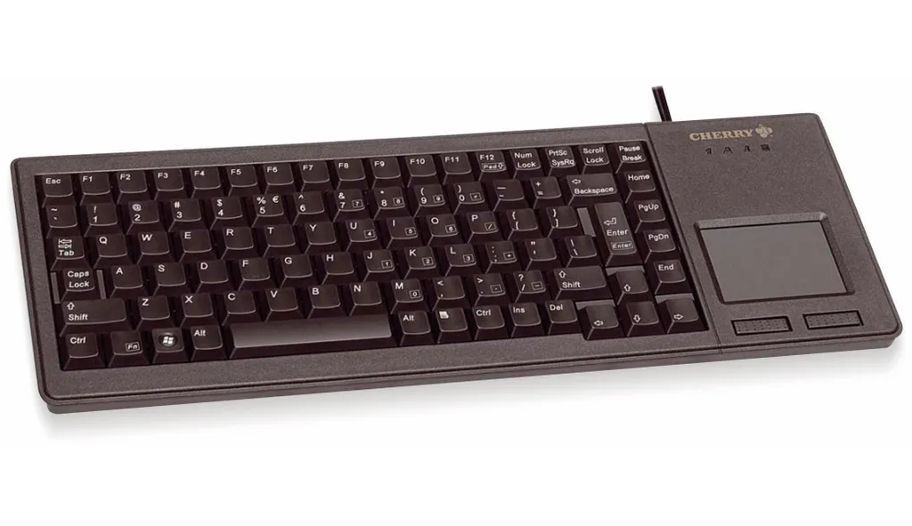 Cherry XS G84-5500 Clavier USB compact noir AZERTY pour usage industriel