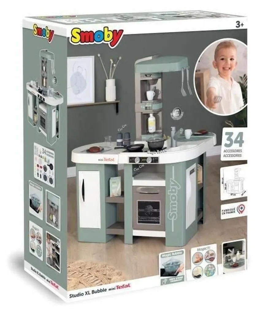 Cuisine Smoby Compacte et Solide - La Solution pour Jouer sans Encombre - 2