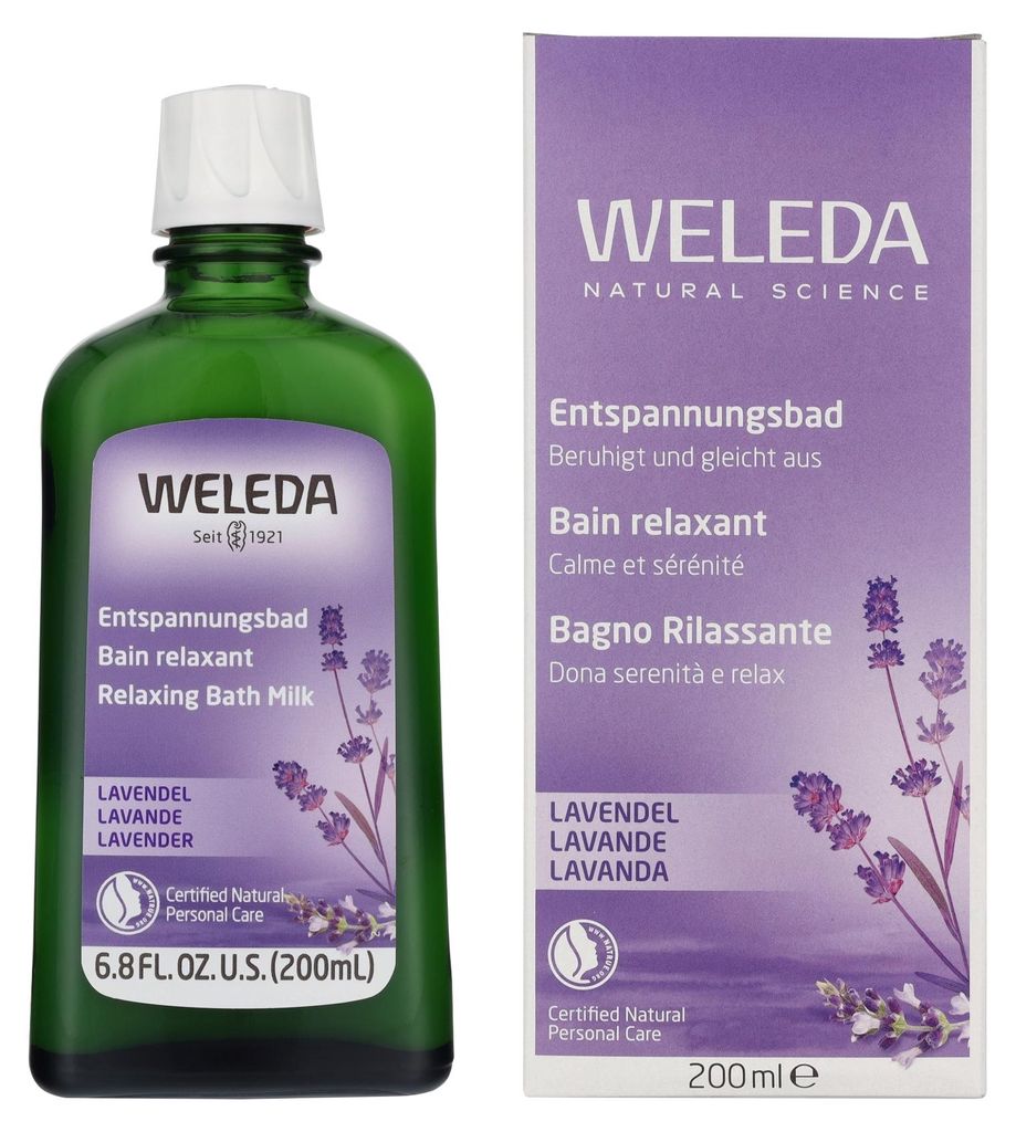 Weleda Lavender Relaxing Bath Milk Produktbild 
