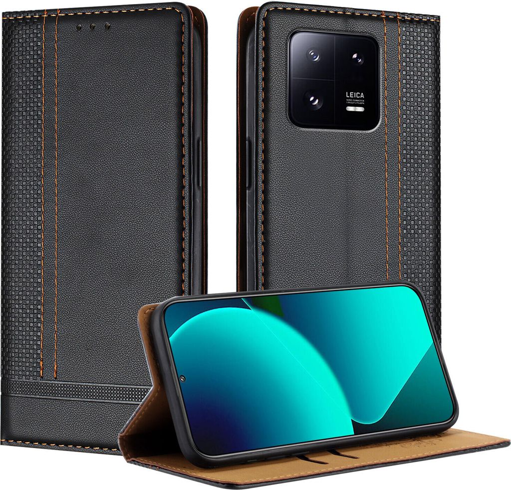 Handyhülle für Xiaomi 13 Pro Leder Flip Klappbare Produktbild 
