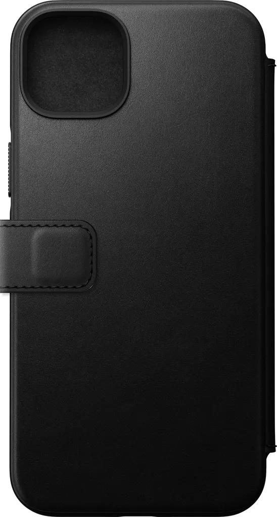 Étui en cuir Nomad Modern Folio iPhone 14 Plus Noir avec MagSafe