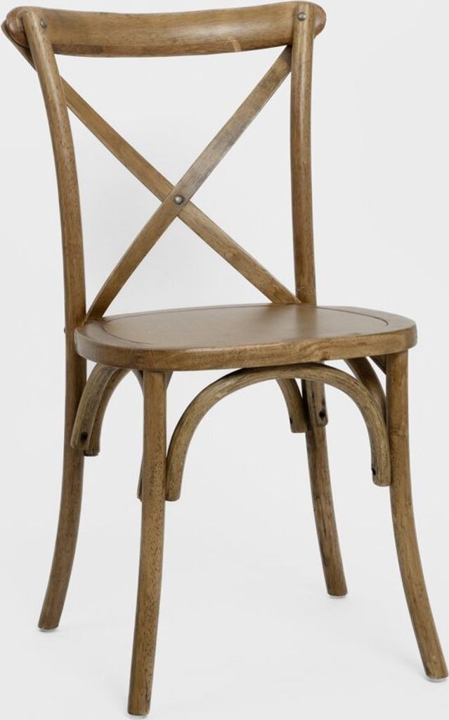 HOMLA LOSELI Holzstuhl braun 48x52x88 cm Produktbild 