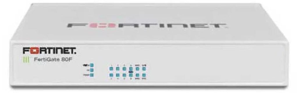 Fortinet Fortigate 80F, 10 Gbit/s, 6500 Gbit/s, 1400 Zdjęcie produktu 