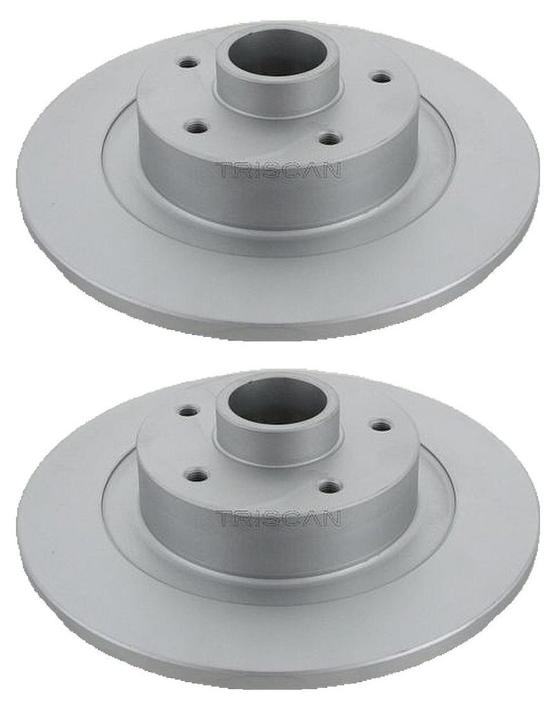 2 Bremsscheiben voll Ø 290 mm TRISCAN Bremsen-Expertise für RENAULT GRAND