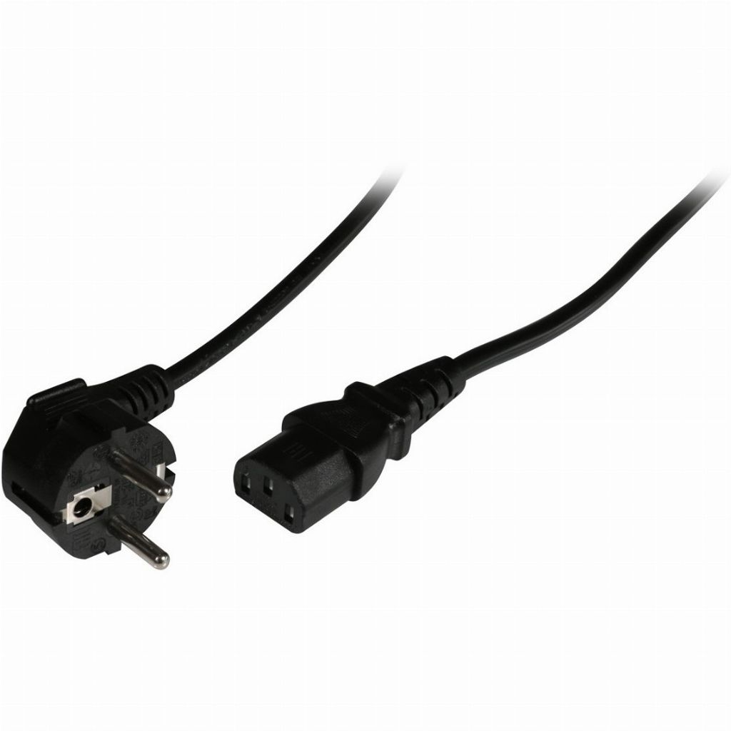 Strom Kaltgerätekabel C13 1,8m Schwarz Produktbild 