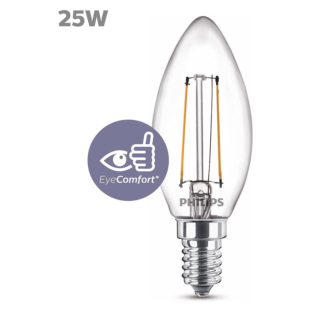 Philips 8718699777531, 2 W, 25 W, E14, 250 lm, 15000 h, Obrázok produktu 