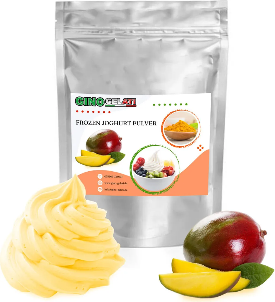 Preparato Mango per Yogurt 1kg - Uso Professionale per Frozen Yogurt