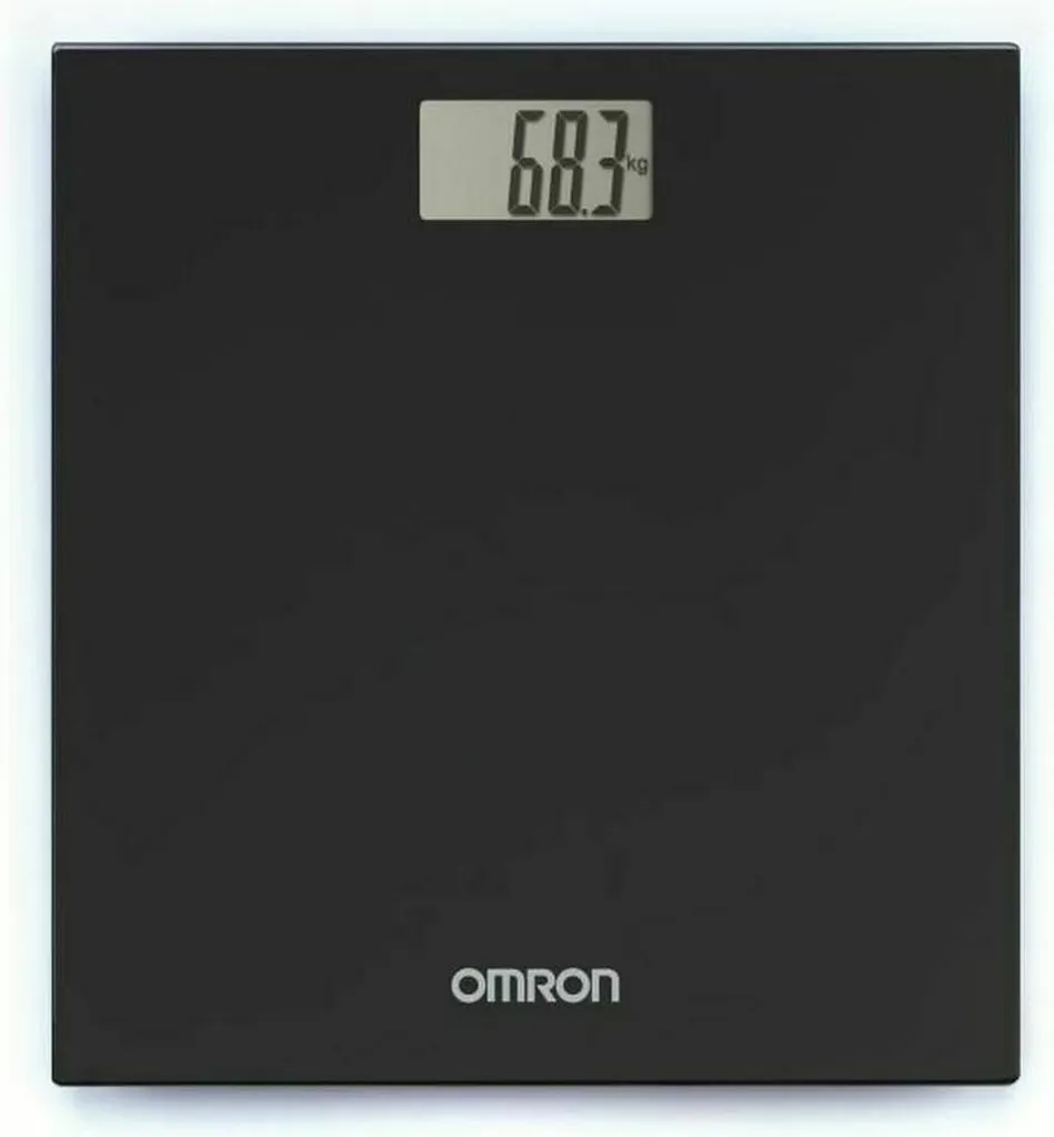 Balance numérique de salle de bain Omron HN-289-E, coloris noir laqué
