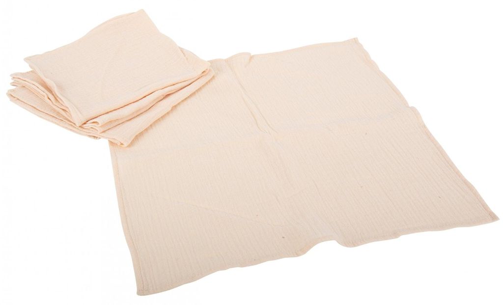 4er Set Baumwoll-Gaze Servietten Blush 40 x 40 cm waschbar Boho - Einheitsgröße