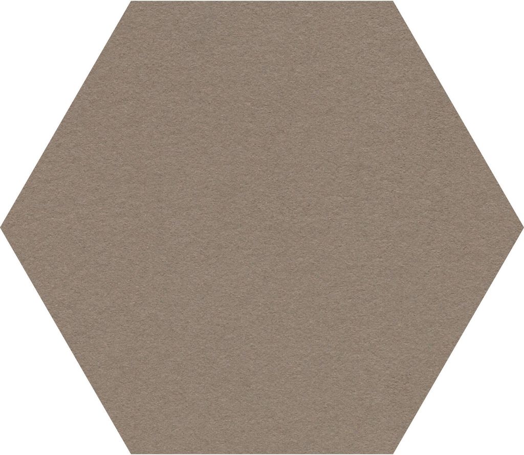 POV 6-Eck Design Pinnwand, Ø 60 cm dünensand