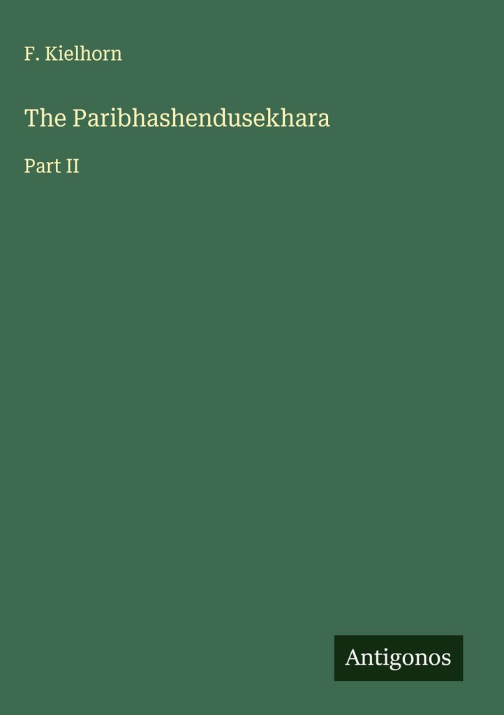 Der Paribhashendusekhara