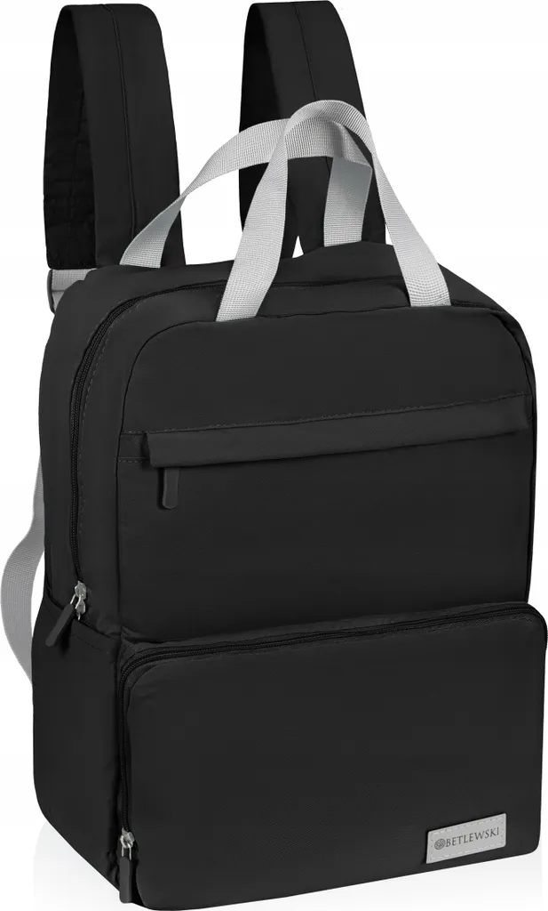 Sac à dos ergonomique Betlewski BPP01 noir en tissu haute résistance