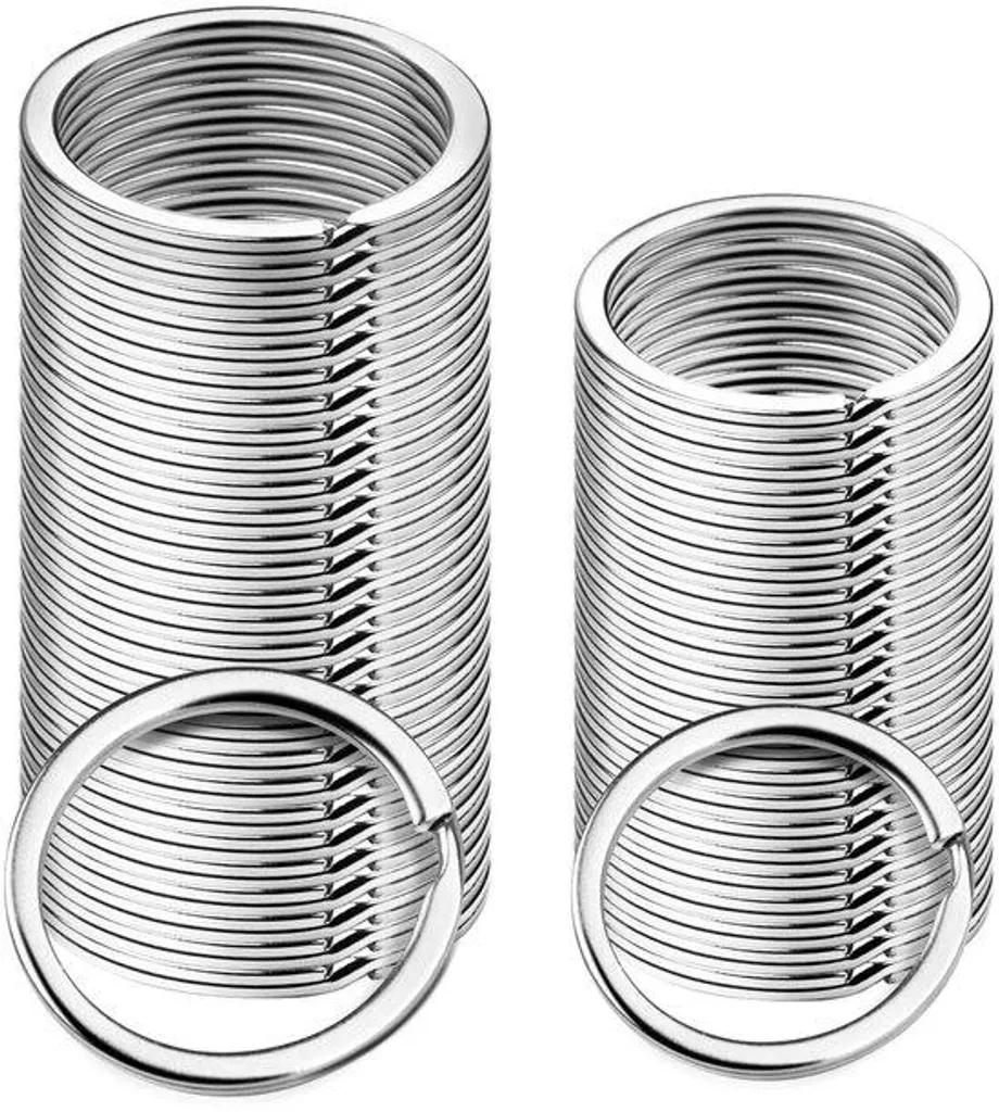 Anneau porte-clés en argent de 28 mm pour trousseau de voiture