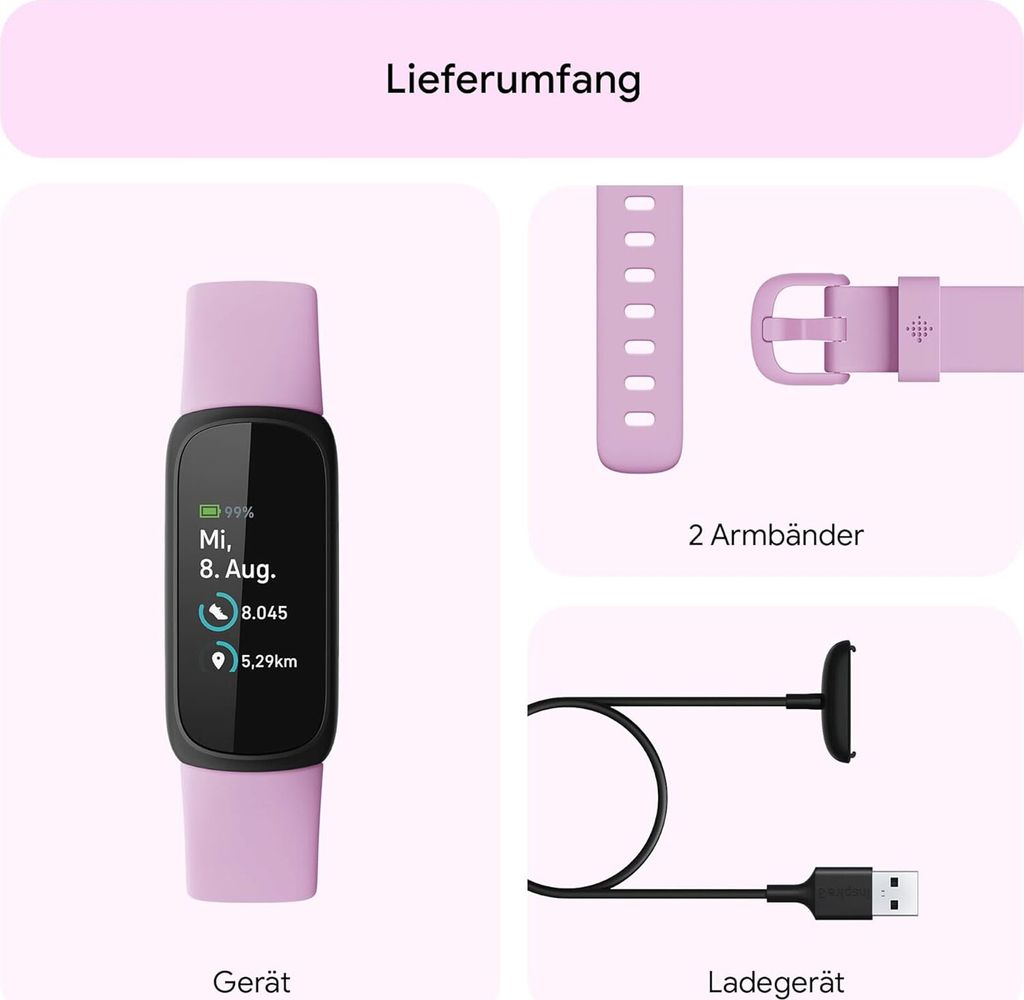 Fitbit Inspire 3 - Schwarz - Aktivitätsmesser mit Band Obrázok produktu 14