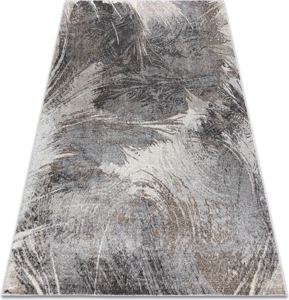 Tapis Décoratif pour Couloir ou Chambre Fusion 9617 Brun 80x150 cm