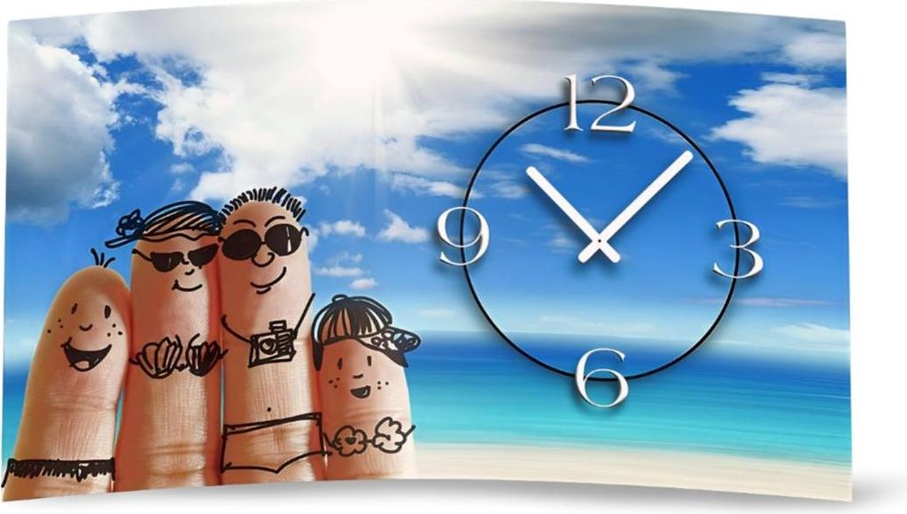 Digital Designer Art Designer Wanduhr abstrakt modernes Wanduhren Design leise kein ticken DIXTIME 3DS-0406