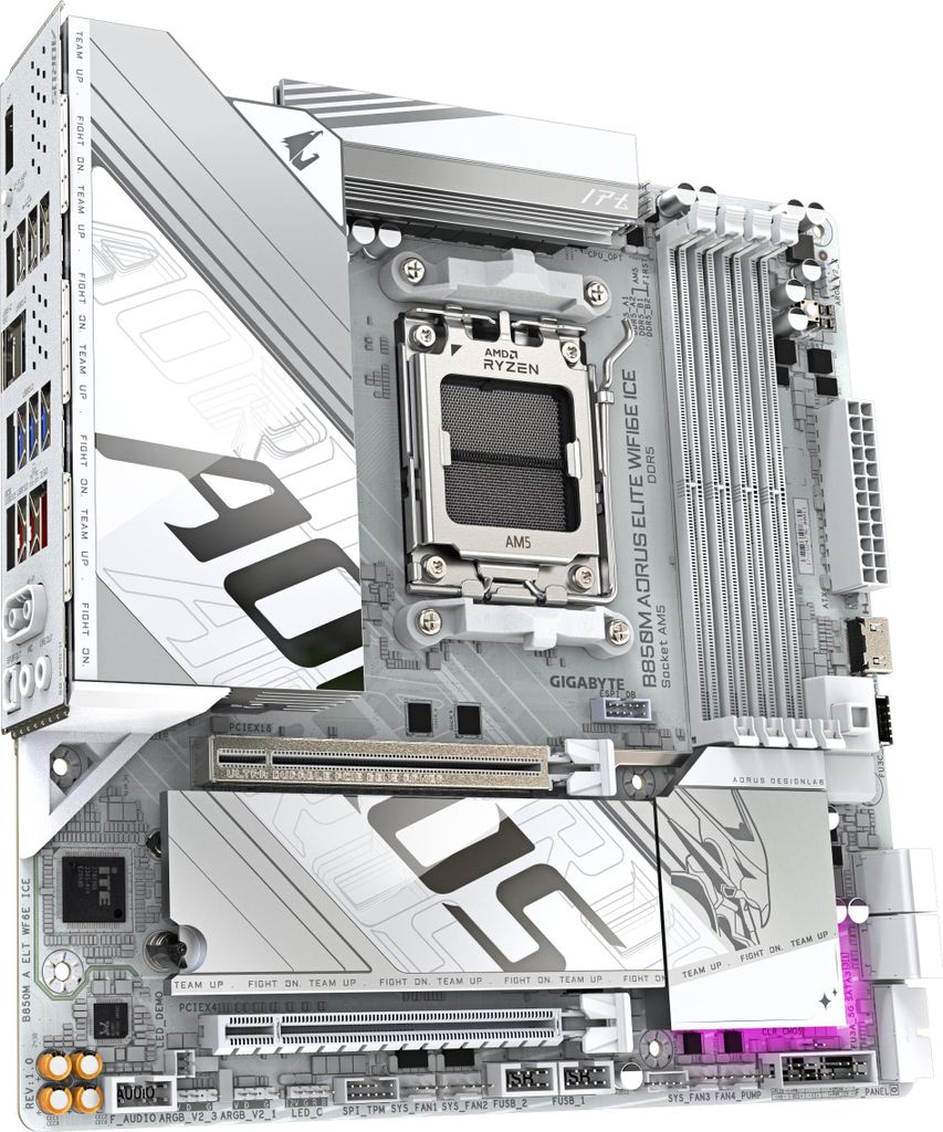 Gigabyte B850M A ELT WF6E ICE (B850,AM5,mATX,DDR5)