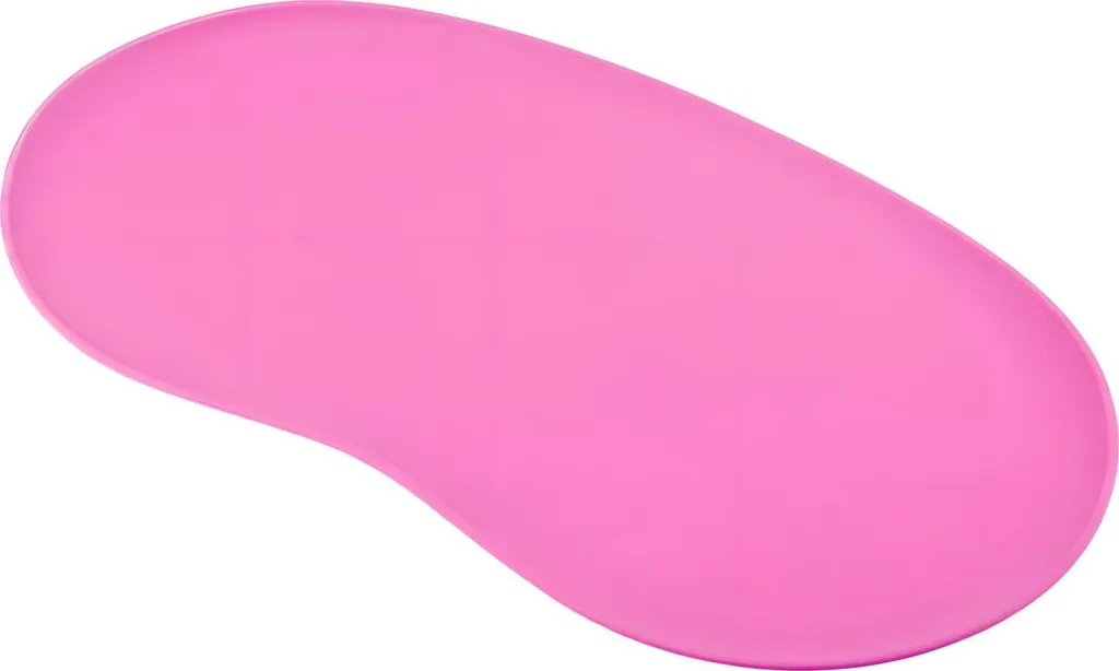 Beco Tapis pour gamelle Dinner Time Placemat rose en silicone durable