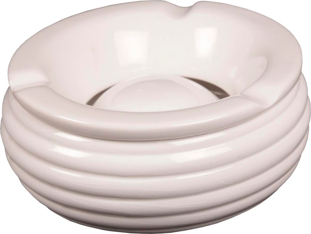 Popelník venkovní do větru keramický Gastro 15 cm, bílý Obrázek produktu 