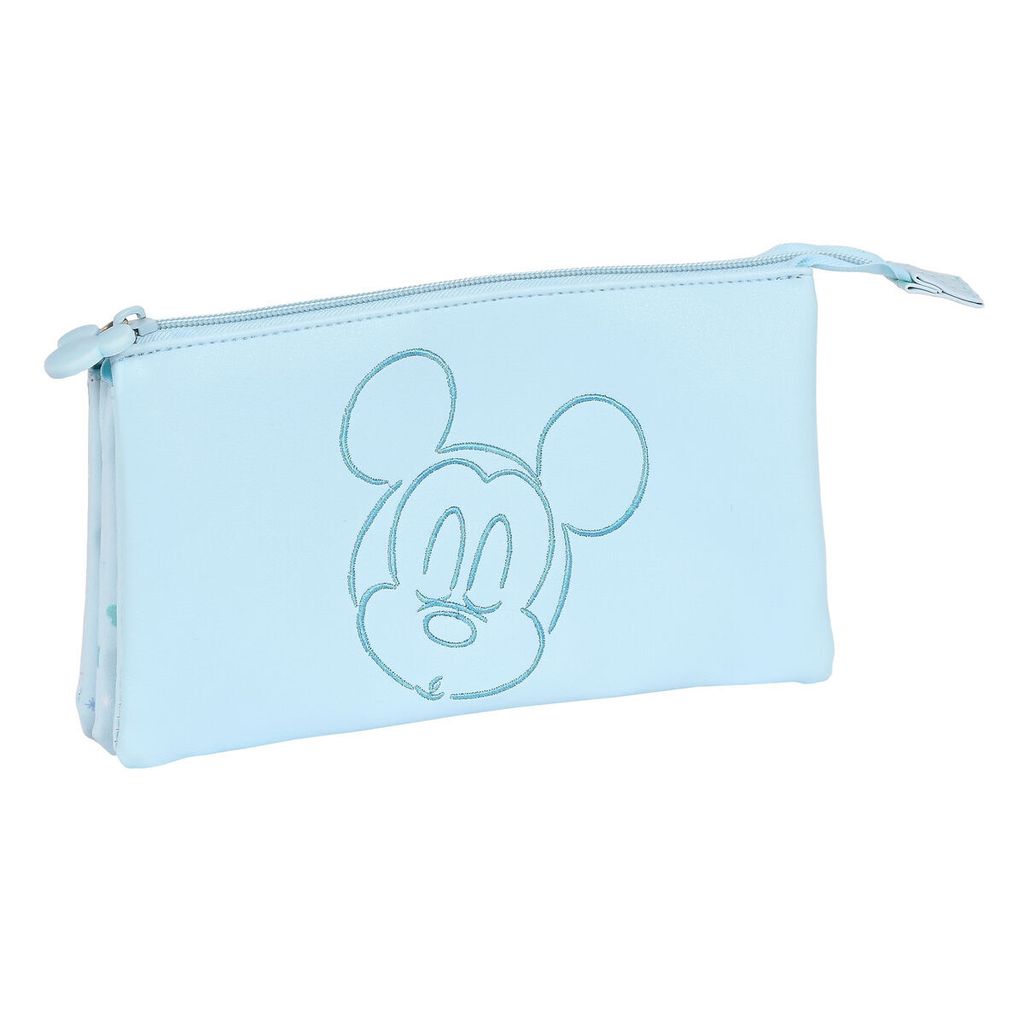 Safta Triple Mickey Mouse Baby Federmäppchen Blau Mann Blau One Size