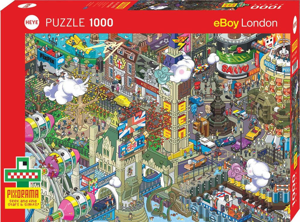 Puzzle 1000 pezzi London Quest Heye 29935 Immagine del prodotto 