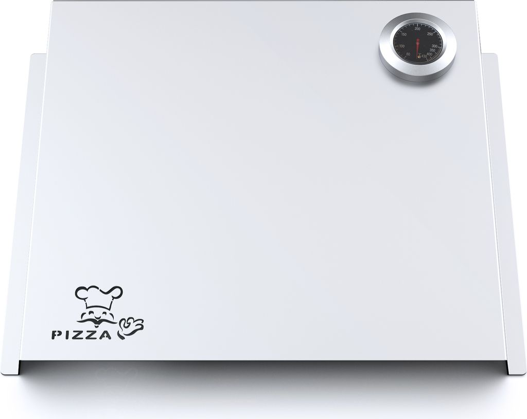 Gasgrill Pizzaaufsatz | Edelstahl | Pizza-Cover passend für Weber Napoleon Rösle, Ausführung:Ofen 49cm