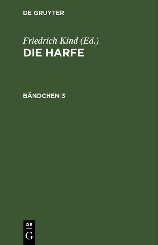 Die Harfe. Bändchen 3