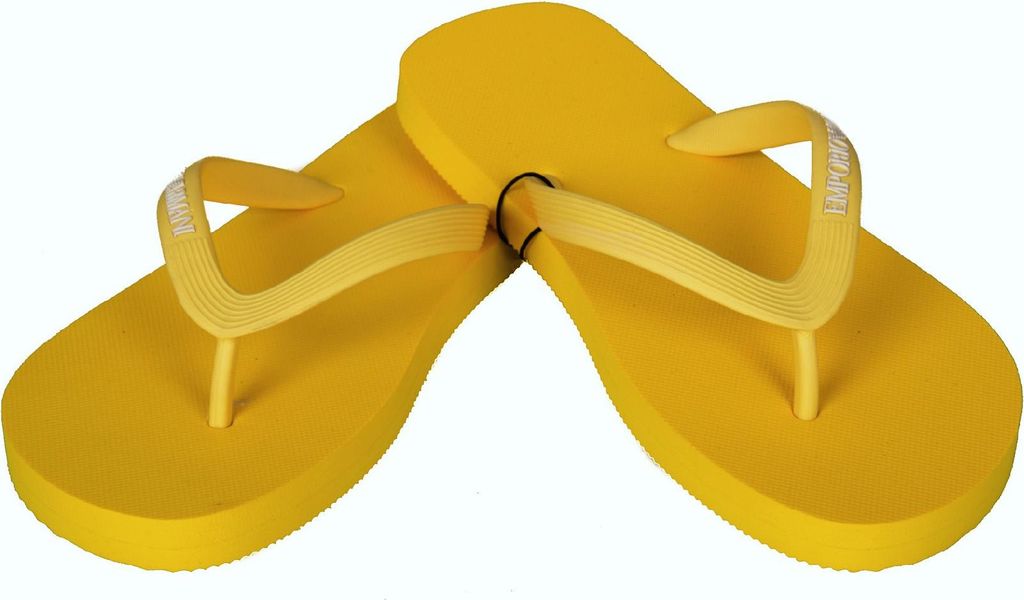 Flip Flop Damen Frau Meer Pool Beachwear EMPORIO ARMANI Artikel X3QS04 XL827 FLIP FLOP RUBBER + EVA, EU 38 - UK 5 - USA 5.5 - CN 242/86, Gomma 100%