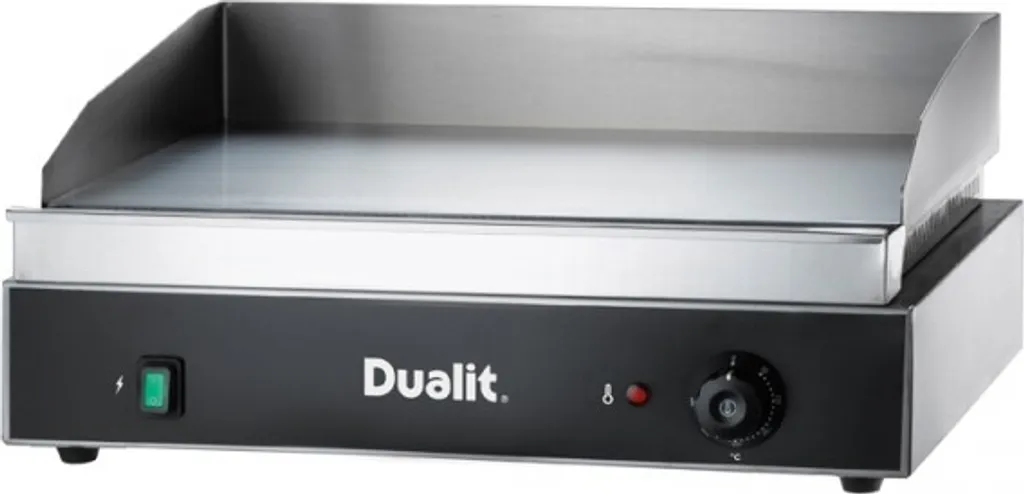 Plancha électrique professionnelle Dualit 2400W en acier inoxydable
