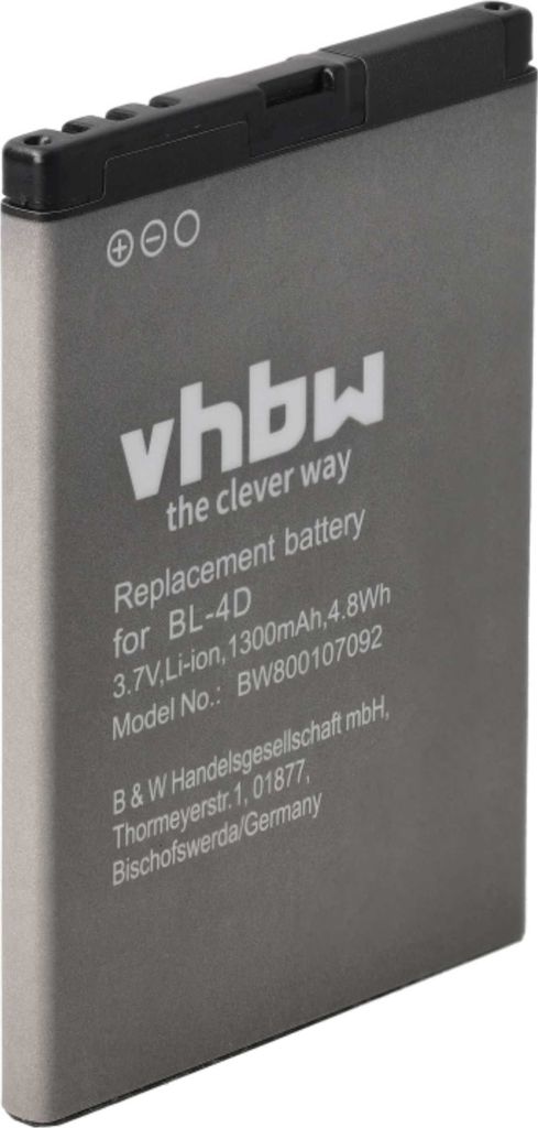 vhbw Akku kompatibel mit Olympia Brio Handy Smartphone Telefon (1300 mAh, 3,7 V, Li-Ion)