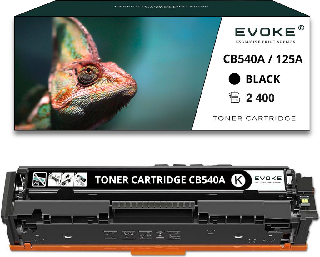 Toner für HP CB540A CF210X CE320A CRG-540/210X CB540A CF210X CE320A CRG Schwarz | Ersatz für CM1312 CM1512 CP1518 CP1215 MF8050Cn MF8080Cw