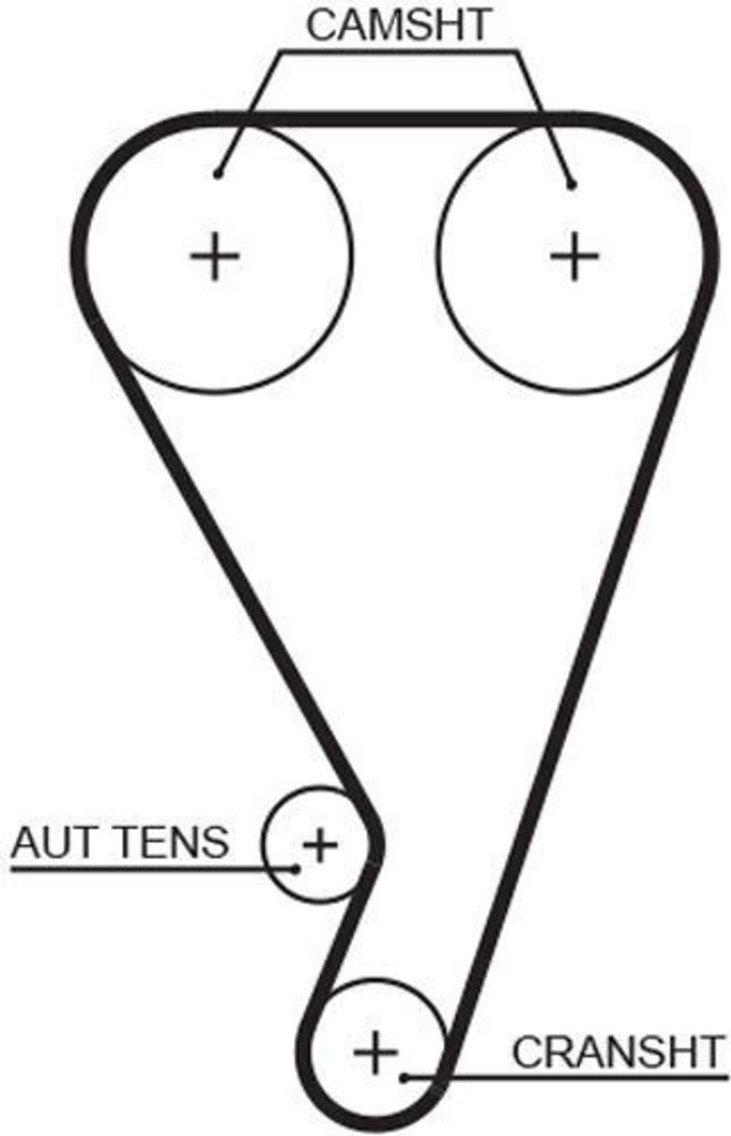 GATES T923 Zahnriemen für TOYOTA SUPRA (JZA70, GA70, MA70) 1096mm 137-Zähne