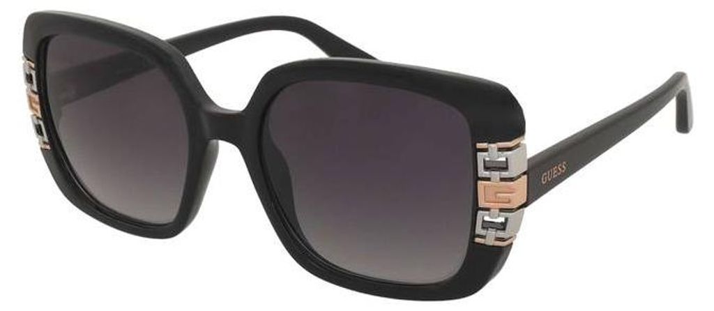 Guess GU00294 Shiny black 52/18/140 Damen Sonnenbrillen