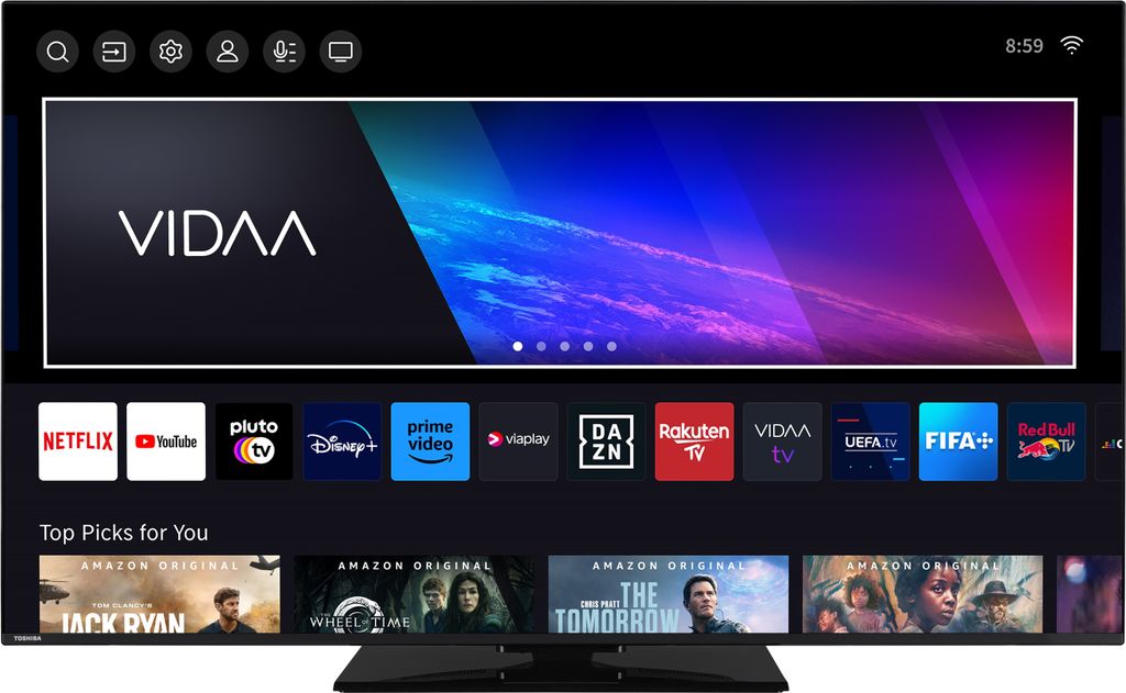 Toshiba 65UV3463DA 65 Zoll Fernseher / VIDAA Smart TV (4K UHD, Dolby Vision HDR, Triple-Tuner)